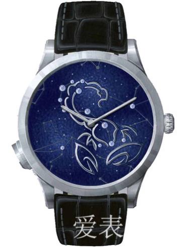 梵克雅寶詩(shī)意復雜功能系列男表Midnight_Zodiac_Lumineux-Scorpio