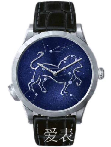 梵克雅寶詩(shī)意復雜功能系列男表Midnight_Zodiac_Lumineux-Leo