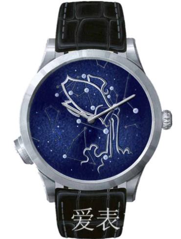 梵克雅寶詩(shī)意復雜功能系列男表Midnight_Zodiac_Lumineux-Aquarius