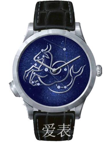 梵克雅寶詩(shī)意復雜功能系列男表Midnight_Zodiac_Lumineux-Capricorn