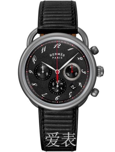 愛(ài)馬仕Arceau系列男表Arceau_Chrono_Titane_barenia
