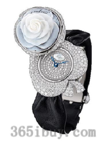 寶璣女表High Jewellery 高級珠寶腕表系列皮革/銀白色表盤(pán)GJ24BB8548DDC3