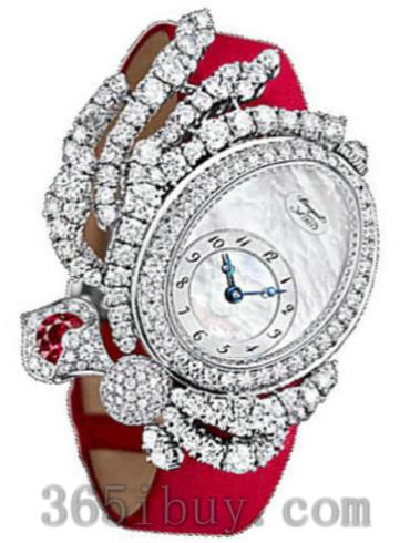 寶璣女表High Jewellery 高級珠寶腕表系列緞帶/白色表盤(pán)GJE16BB20.8924D01