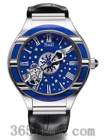 伯爵男表Piaget Polo系列鱷魚(yú)皮/藍色表盤(pán)G0A40563