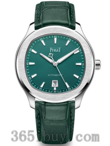 伯爵男表Piaget Polo系列鱷魚(yú)皮/綠色表盤(pán)G0A44001