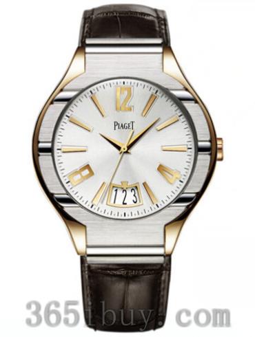 伯爵男表Piaget Polo系列鱷魚(yú)皮/銀色表盤(pán)G0A34041