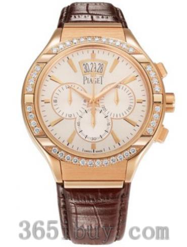伯爵男表Piaget Polo系列鱷魚(yú)皮/白色表盤(pán)G0A38038