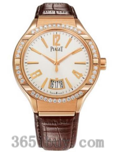 伯爵男表Piaget Polo系列鱷魚(yú)皮/白色表盤(pán)G0A38159