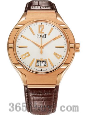 伯爵男表Piaget Polo系列鱷魚(yú)皮/白色表盤(pán)G0A38149