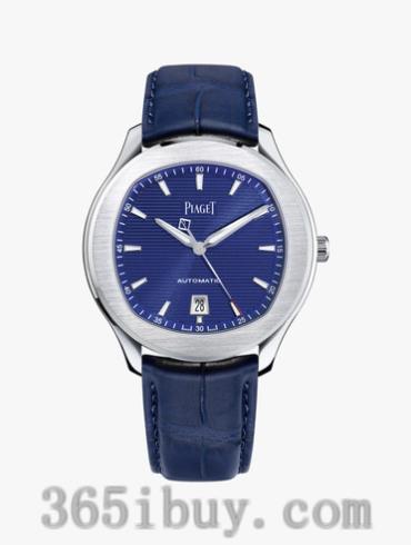 伯爵男表Piaget Polo系列鱷魚(yú)皮/藍色表盤(pán)G0A43001