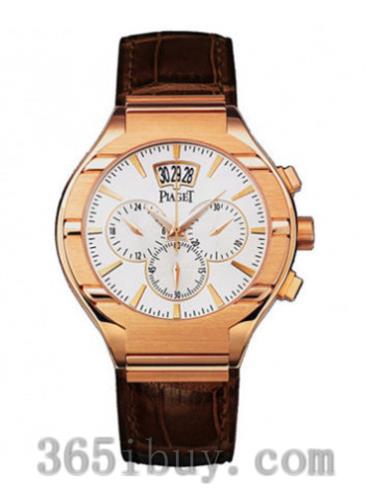 伯爵男表Piaget Polo系列鱷魚(yú)皮/白色表盤(pán)G0A32039