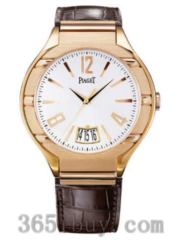伯爵男表Piaget Polo系列鱷魚(yú)皮/白色表盤(pán)G0A31149