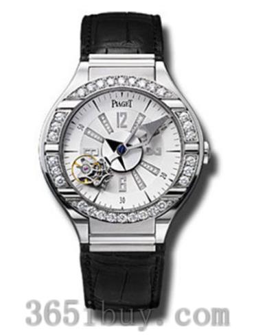 伯爵男表Piaget Polo系列鱷魚(yú)皮/白色表盤(pán)G0A31148