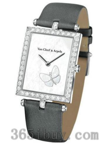 梵克雅寶女表Lady Arpels Papillon蝴蝶系列緞帶/白色表盤(pán)VCARF51000
