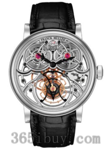 法穆蘭男表GIGA TOURBILLON系列鱷魚(yú)皮/透明表盤(pán)7048_T_G_SQT_BR_