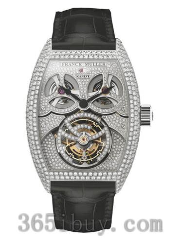 法穆蘭男表GIGA TOURBILLON系列鱷魚(yú)皮/銀白色表盤(pán)8889_T_G_D8_MVT_D_FMD