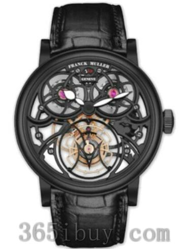 法穆蘭男表GIGA TOURBILLON系列鱷魚(yú)皮/透明表盤(pán)7048_T_G_SQT_BR_NR