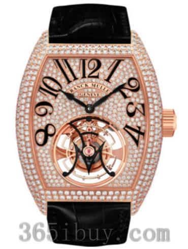 法穆蘭男表GIGA TOURBILLON系列鱷魚(yú)皮/金色表盤(pán)8889_T_G_DF