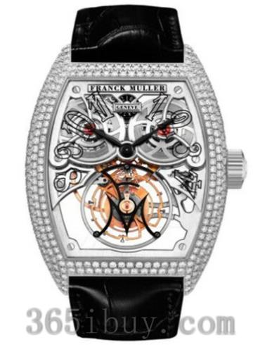 法穆蘭男表GIGA TOURBILLON系列鱷魚(yú)皮/透明表盤(pán)8889_T_G_SQT_BR_D7