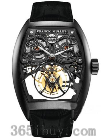 法穆蘭男表GIGA TOURBILLON系列鱷魚(yú)皮/透明表盤(pán)8889_T_G_SQT_BR_NR