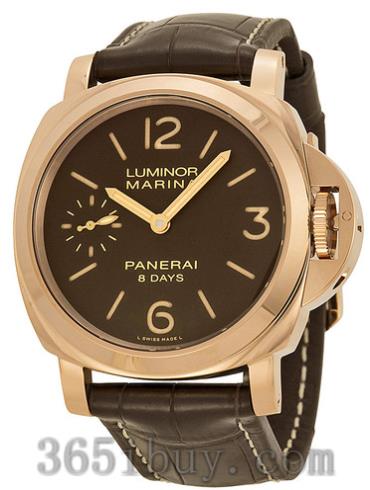 沛納海男表LUMINOR 廬米諾小牛皮/黑色表盤(pán)PAM00511