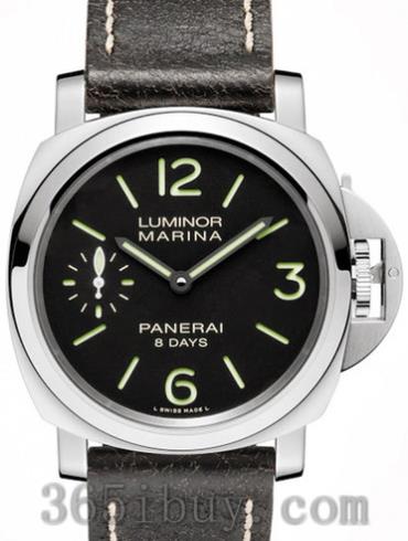 沛納海男表LUMINOR 廬米諾小牛皮/黑色表盤(pán)PAM00510