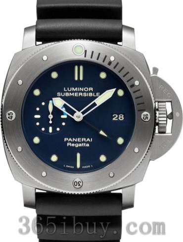 沛納海男表LUMINOR 廬米諾橡膠/藍色表盤(pán)PAM00371