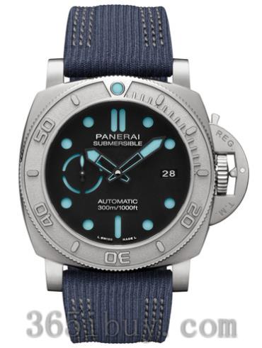 沛納海男表SUBMERSIBLE 潛行系列橡膠/黑色表盤(pán)PAM00985