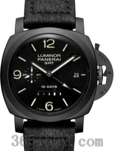 沛納海男表LUMINOR 廬米諾鱷魚(yú)皮/黑色表盤(pán)PAM00335
