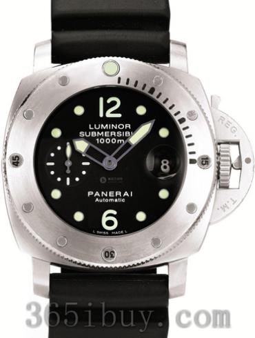 沛納海男表LUMINOR 廬米諾橡膠/黑色表盤(pán)PAM00243