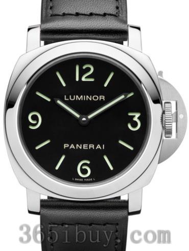 沛納海男表LUMINOR 廬米諾鱷魚(yú)皮/黑色表盤(pán)PAM00112