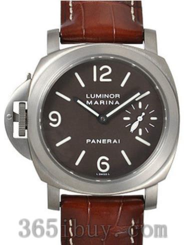 沛納海男表LUMINOR 廬米諾鱷魚(yú)皮/黑色表盤(pán)PAM00056