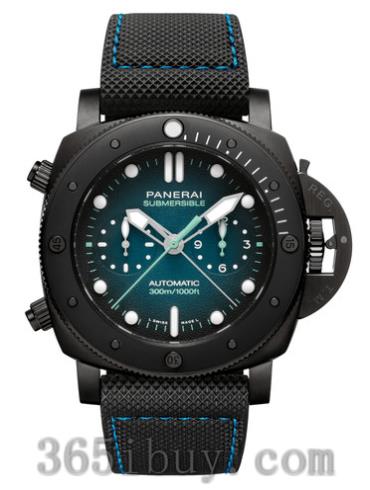 沛納海男表SUBMERSIBLE 潛行系列橡膠/藍色表盤(pán)PAM00983