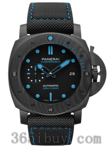 沛納海男表SUBMERSIBLE 潛行系列橡膠/黑色表盤(pán)PAM00960