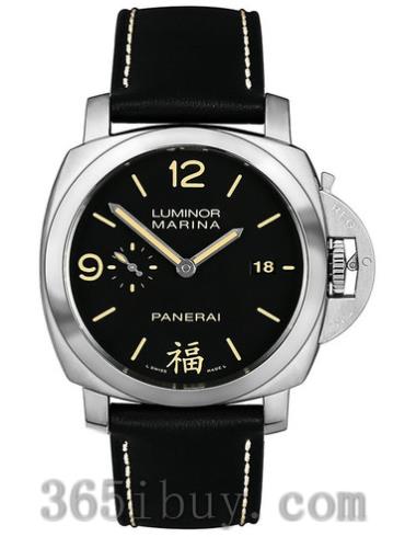 沛納海男表LUMINOR 廬米諾真皮/黑色表盤(pán)PAM00498
