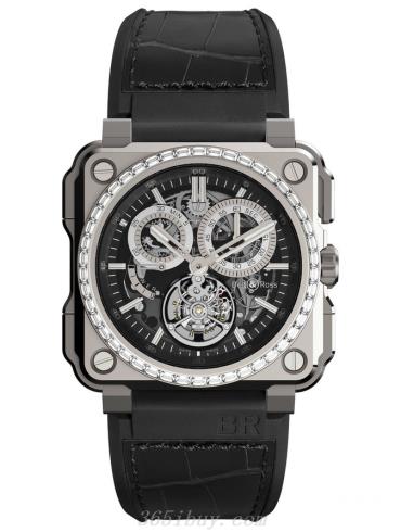 柏萊士男表AVIATION系列/灰色表盤(pán)BR_X1_CHRONOGRAPH_TOURBILLON_TITANIUM