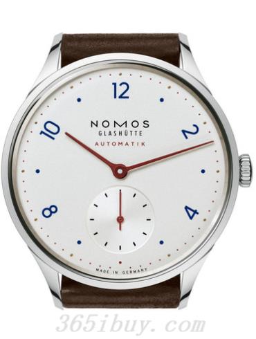 NOMOS女表MINIMATIK系列馬皮/白色表盤(pán)1201