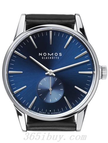 NOMOS男表zurich系列馬皮/深藍色表盤(pán)822
