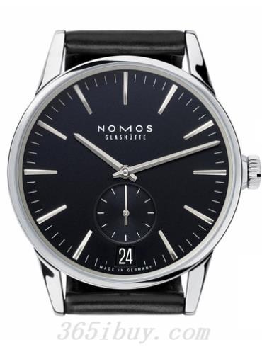 NOMOS男表zurich系列真皮/黑色表盤(pán)804