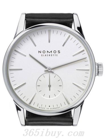 NOMOS男表zurich系列真皮/白色表盤(pán)801