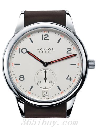 NOMOS男表Club系列馬皮/白色表盤(pán)773