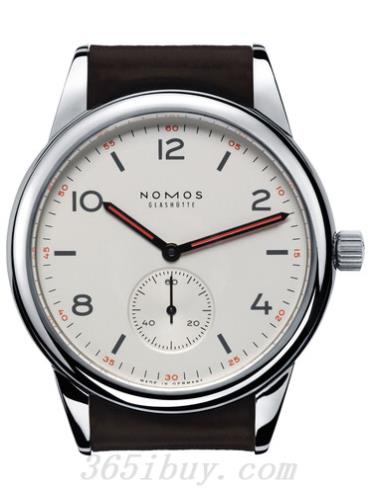 NOMOS男表Club系列馬皮/白色表盤(pán)753