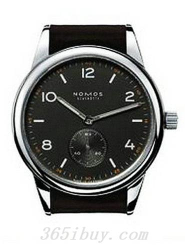 NOMOS男表Club系列皮革/黑色表盤(pán)752