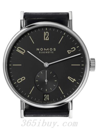 NOMOS男表TANGOMAT系列黑色霍爾文高級科爾多瓦馬皮/黑色表盤(pán)604