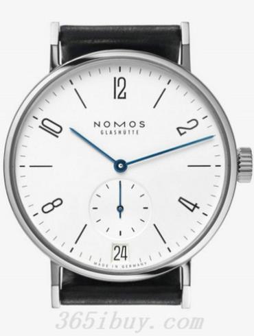 NOMOS男表TANGOMAT系列黑色霍爾文高級科爾多瓦馬皮/白色表盤(pán)602