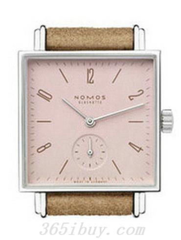 NOMOS女表Tetra系列鹿皮/粉色表盤(pán)484