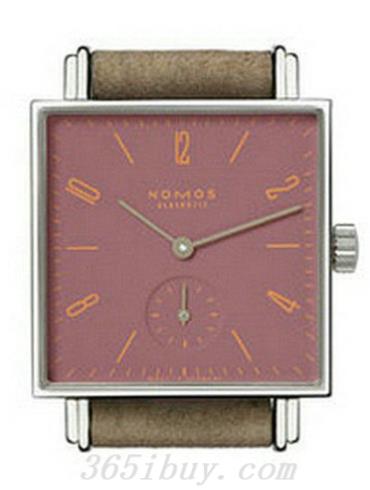 NOMOS女表Tetra系列鹿皮/紅色表盤(pán)483