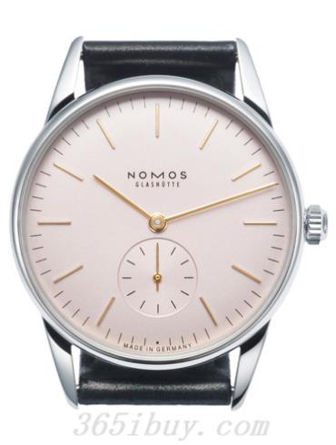 NOMOS男表Orion系列黑色霍爾文高級科爾多瓦馬皮/白色表盤(pán)352