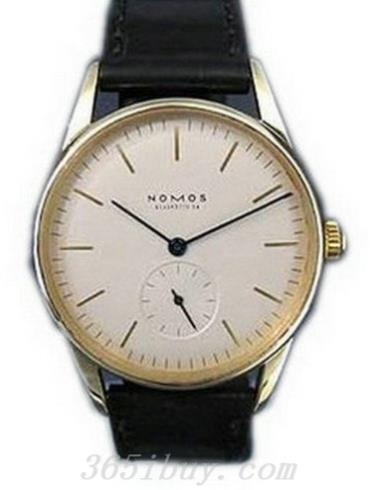 NOMOS女表Orion系列皮革/米白色表盤(pán)351