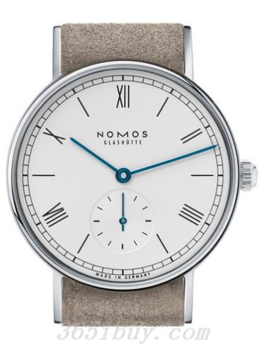 NOMOS男表Ludwig系列米色絨面麂皮/白色表盤(pán)243